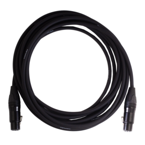 CABO PARA MICROFONE 5 METROS XLR F x XLR M BALANCEADO