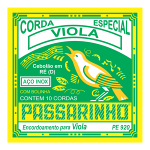 ENCORDOAMENTO AÃ‡O  COM BOLINHA CEBOLÃƒO EM RÃ‰ PARA VIOLA CAIPIRA - 10 CORDAS