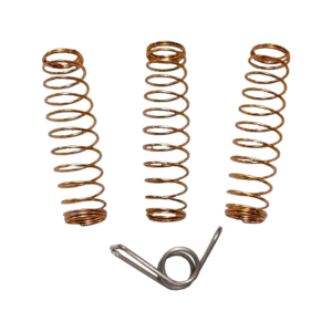 KIT DE 3 MOLAS CÃ”NICAS E UMA CHAVE D_ÃGUA PARA TROMPETE