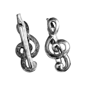 PRENDEDOR DE PARTITURA CLIPETS CLAVE DE SOL CROMADO