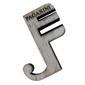 SUPORTE PARA ARCO DE VIOLINO COM ENCAIXE PARA ESTANTE DE PARTITURA COR NATURAL