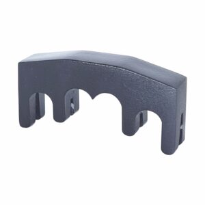 SURDINA DE METAL PRETA 4 PONTAS PARA VIOLONCELO